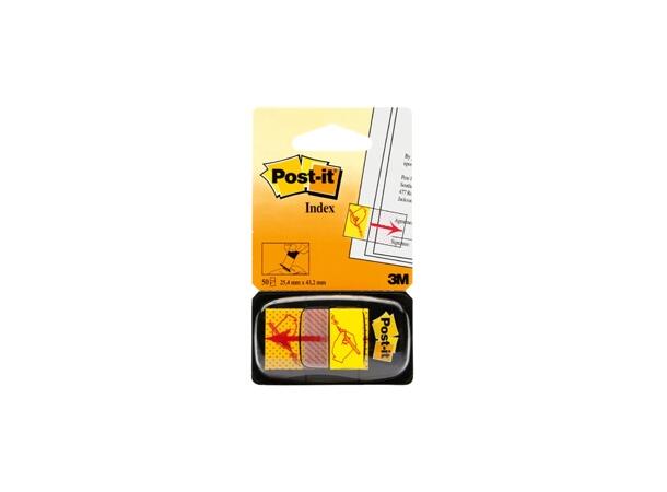 Post-it 68031M Index "Sign here", 3M6803 indeks tabs med signatur tegning (50) 
